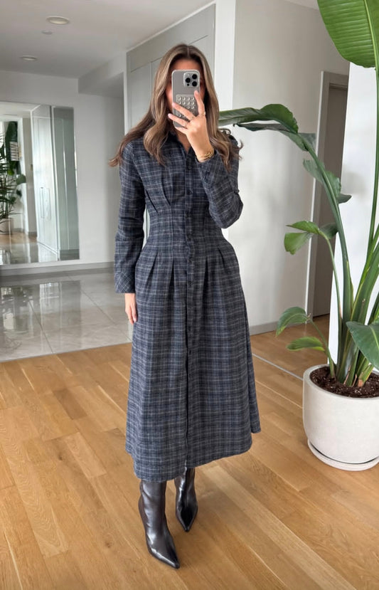 Checked dress