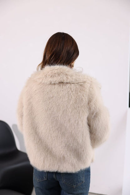 Faux Mink Fur Jacket