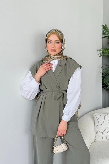 Belted tencil co-ord set