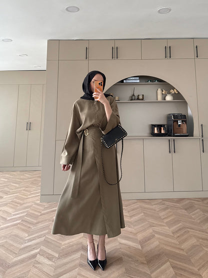 Ashley Modal Skirt Set Anthracite