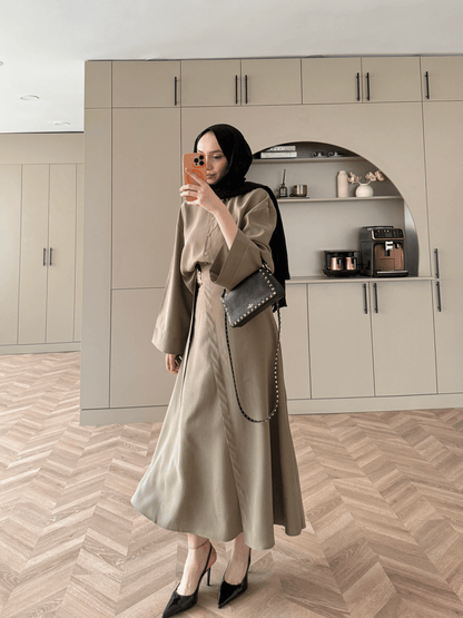 Ashley Modal Skirt Set Anthracite