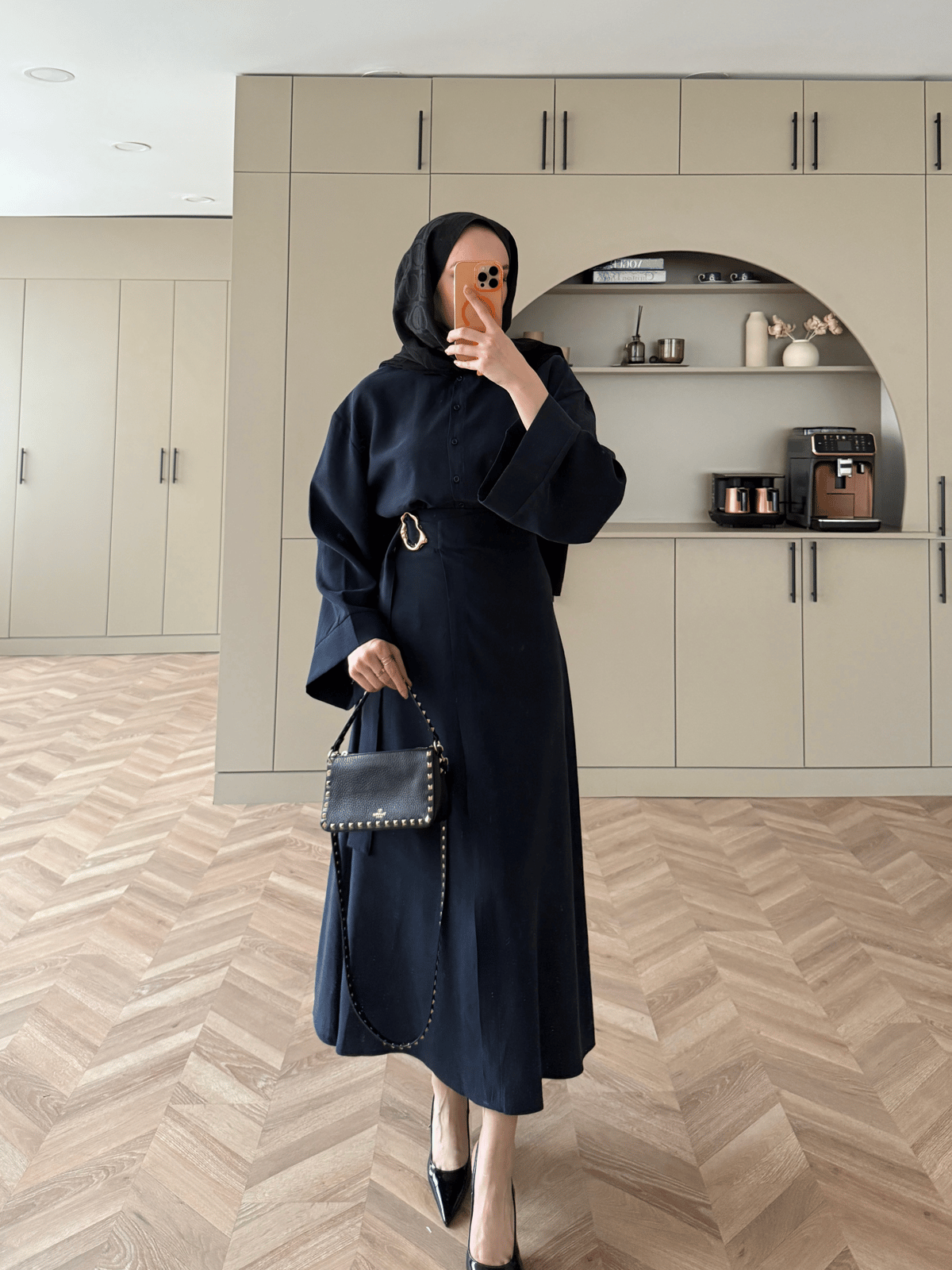 Ashley Modal Skirt Set Anthracite