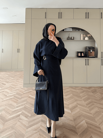 Ashley Modal Skirt Set Anthracite