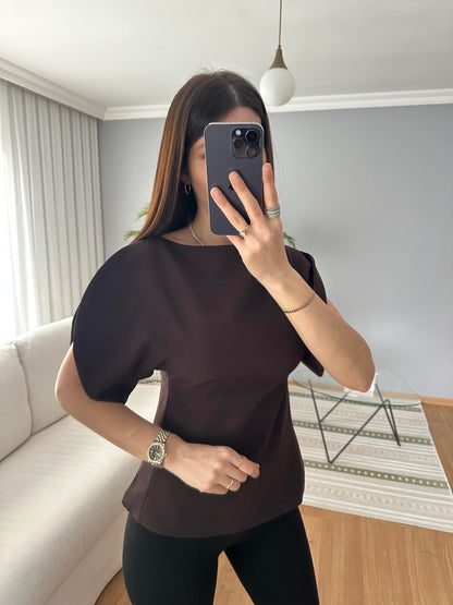 Balloon Sleeve Blouse White