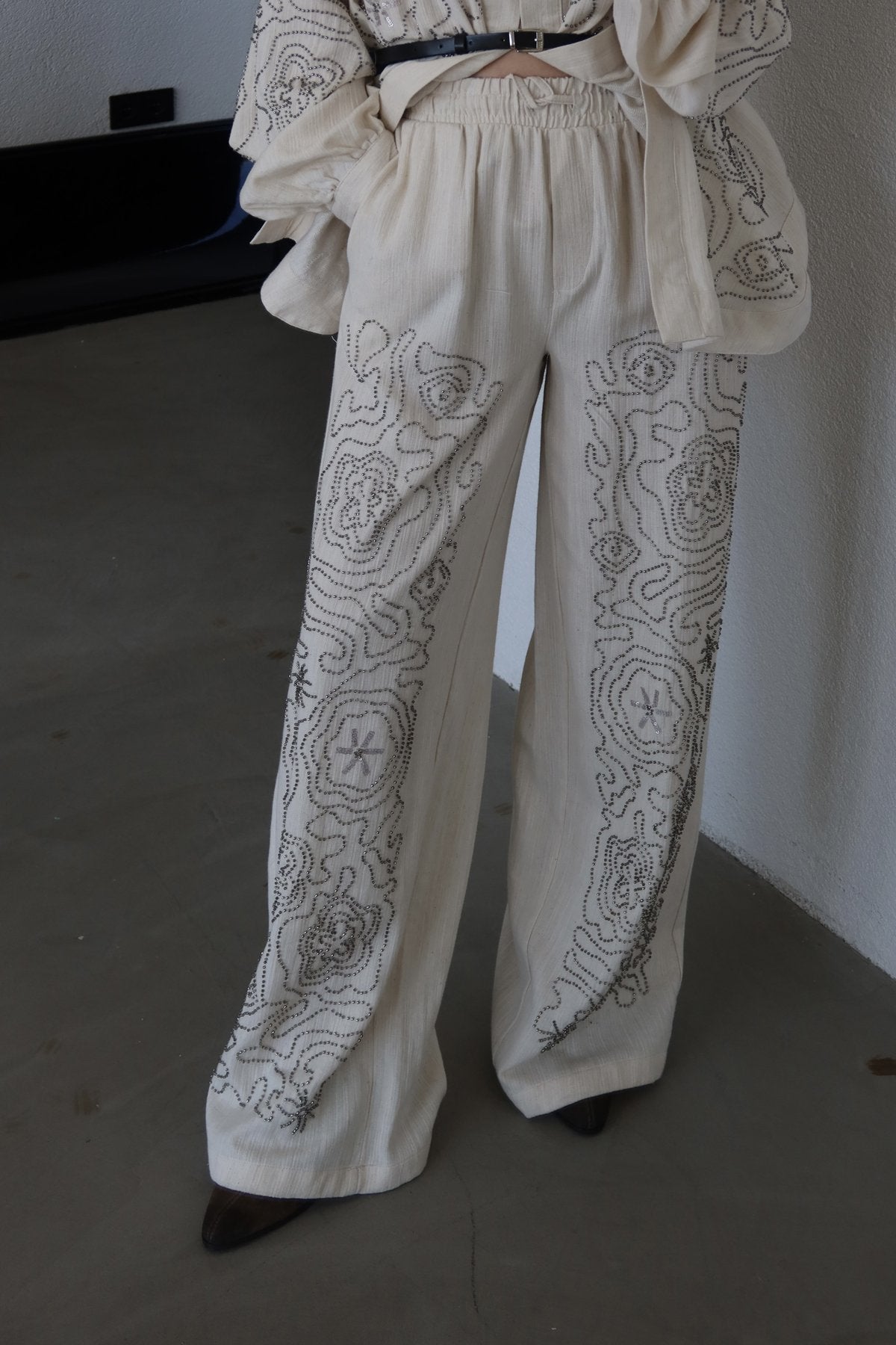 Studded kimono co-ord set