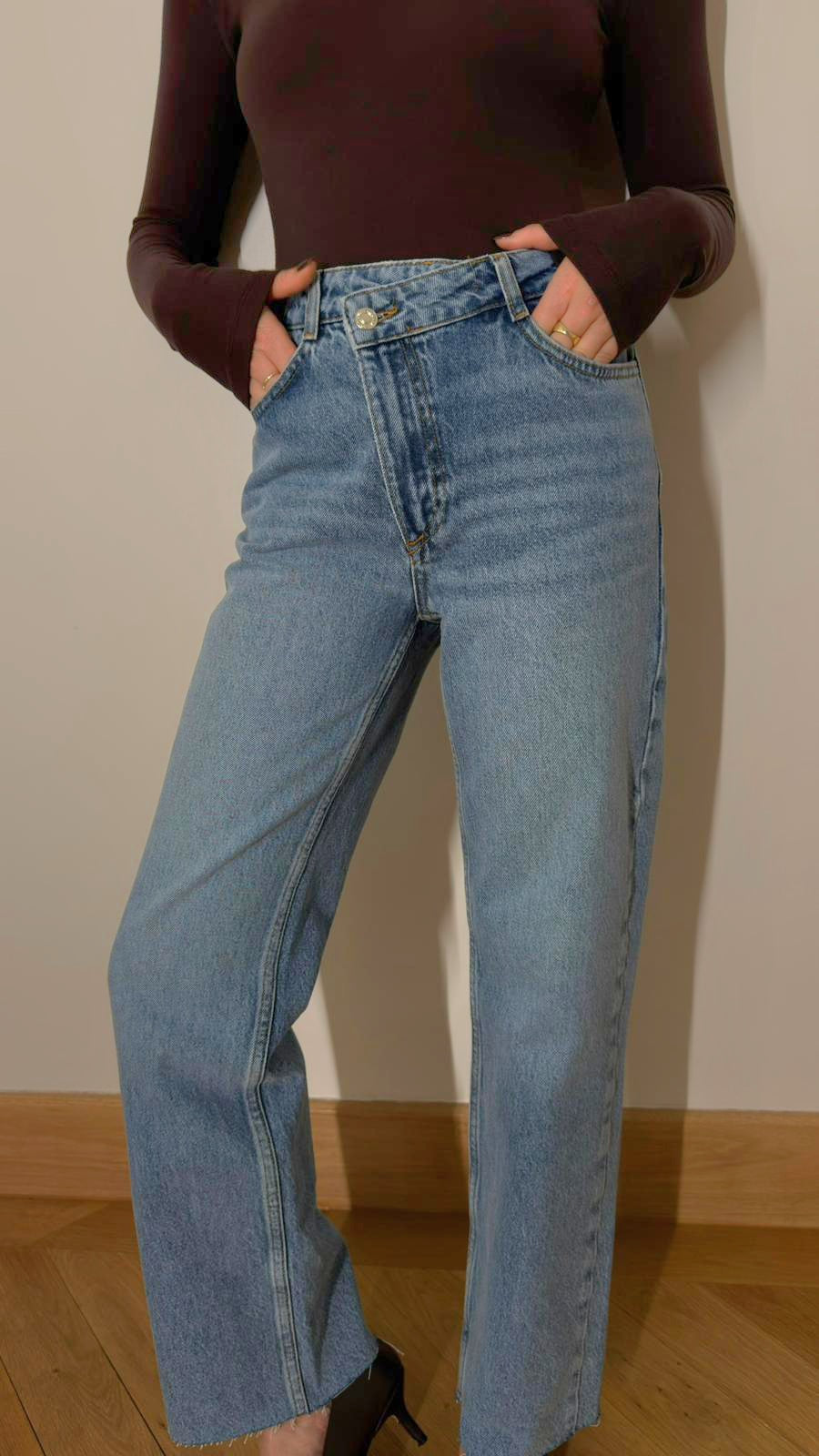 Zara straight leg jeans