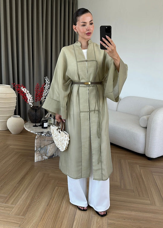 Diva Chinese Buttoned Long Jacket