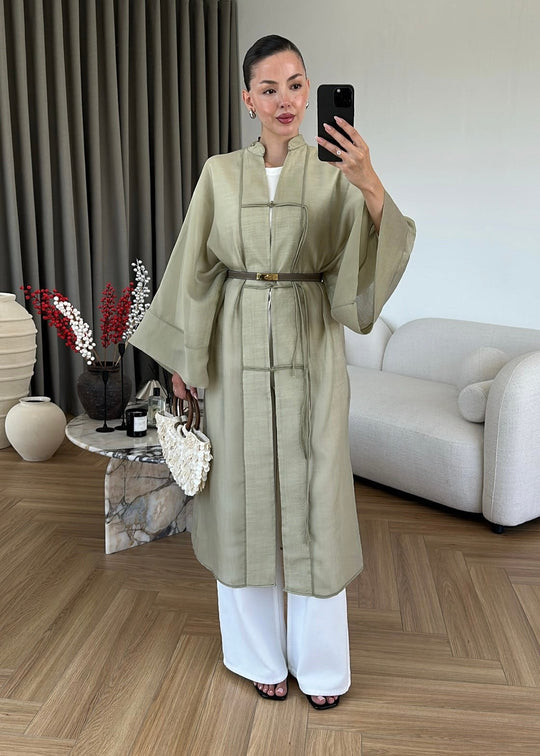 Diva Chinese Buttoned Long Jacket