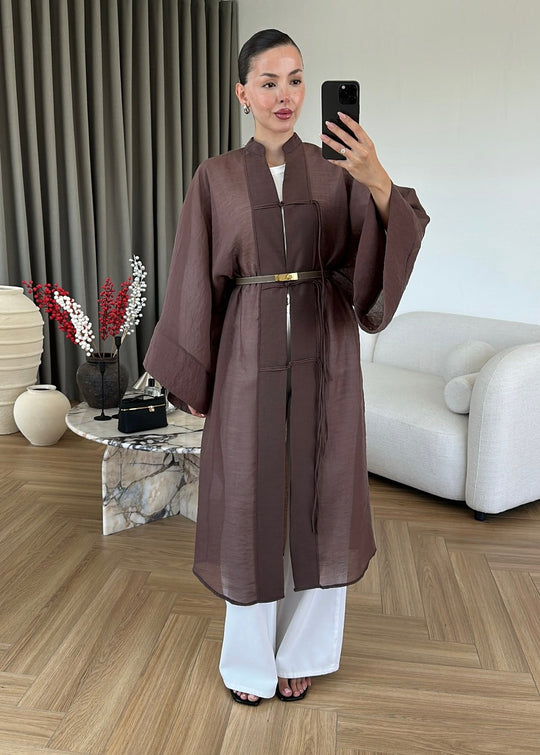 Diva Chinese Buttoned Long Jacket