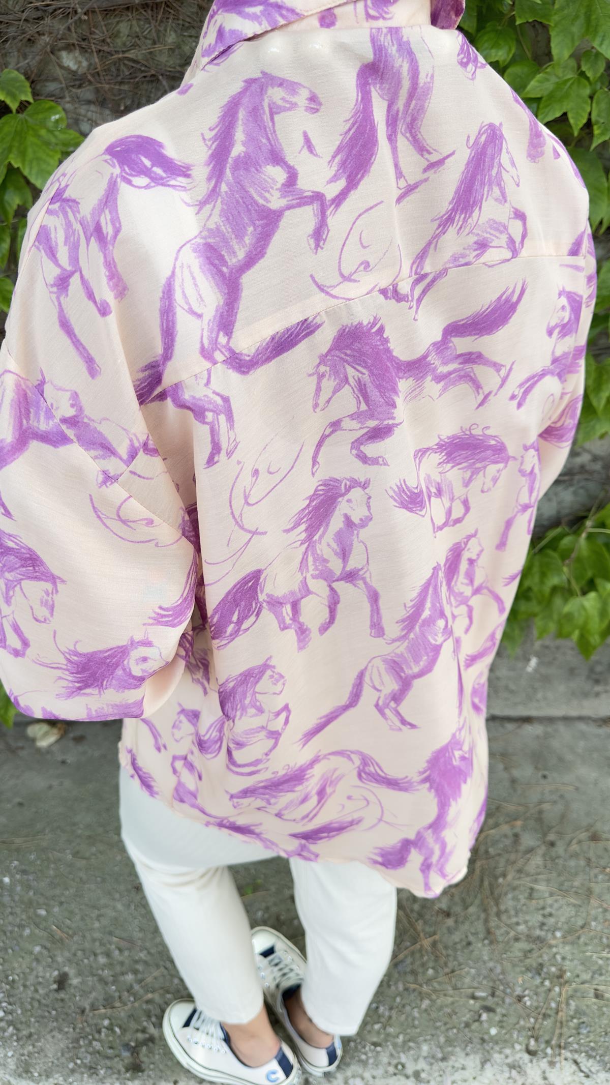 Printed rayon shirt