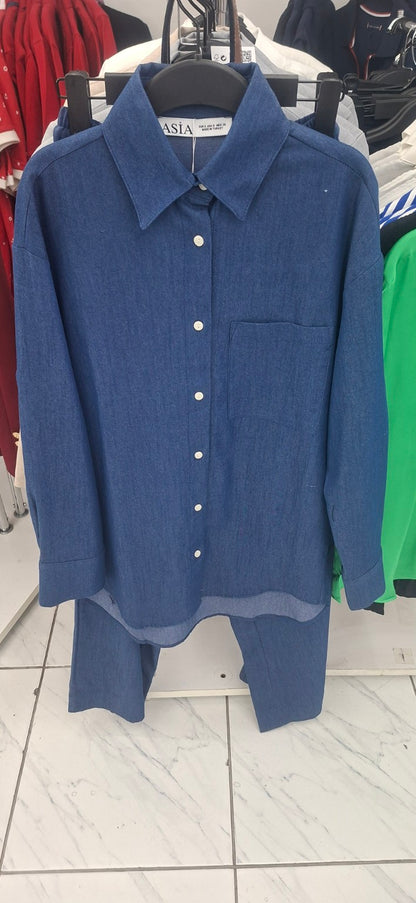 Tencel jeans co-ord set