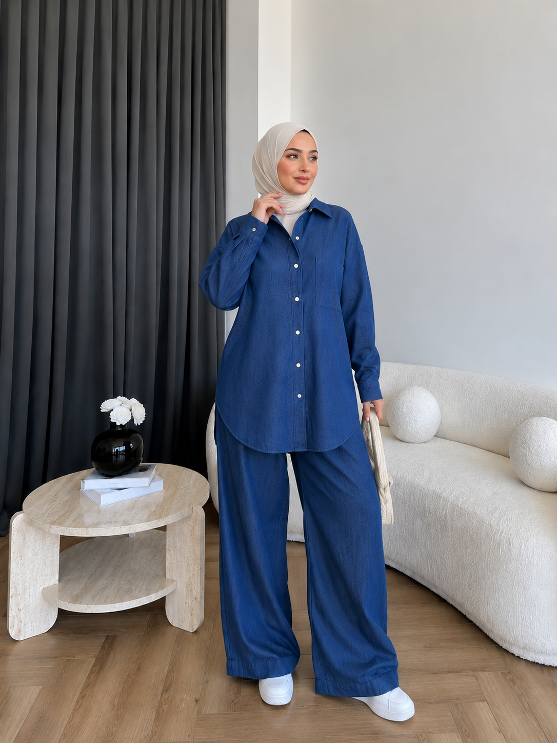 Tencel jeans co-ord set