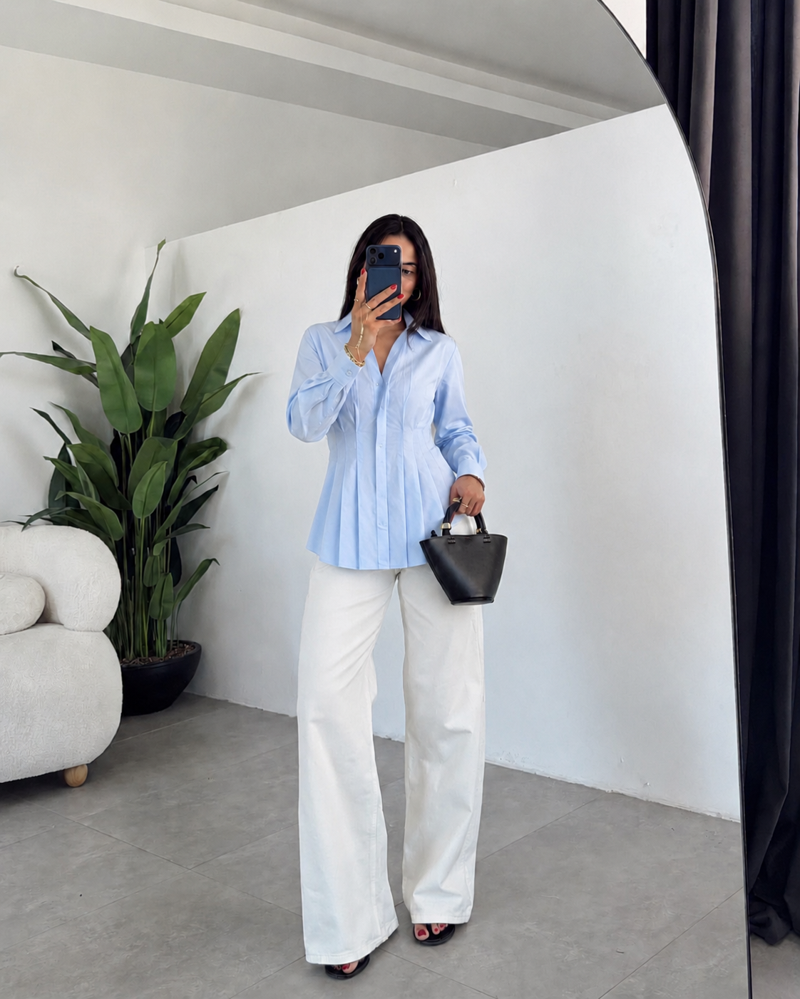 Zara wide leg Chino pants