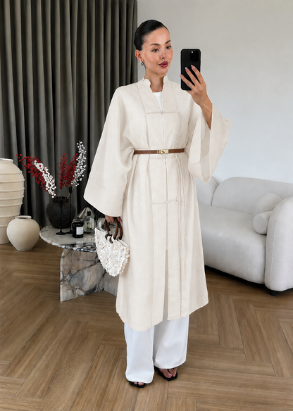 Diva Chinese Buttoned Long Jacket