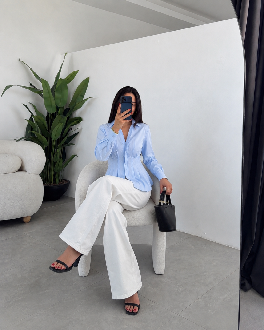 Zara wide leg Chino pants