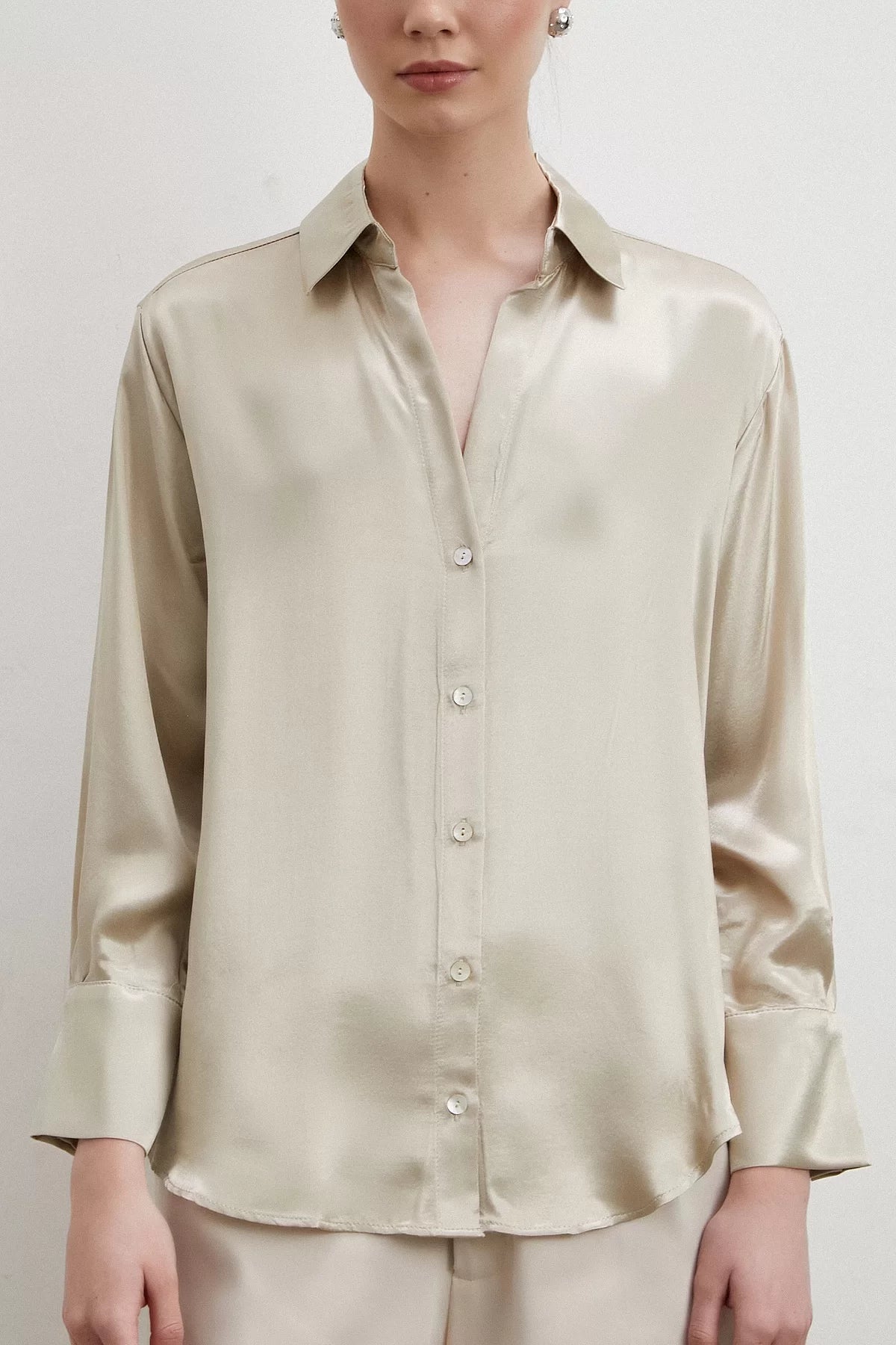 Premium quality satin shirt