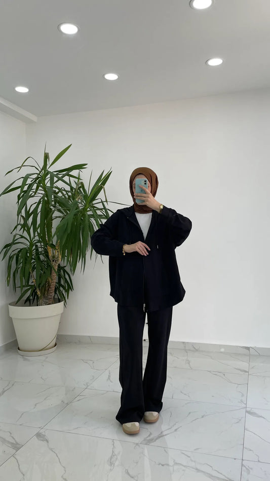 Oysho fabric hooded tracksuit