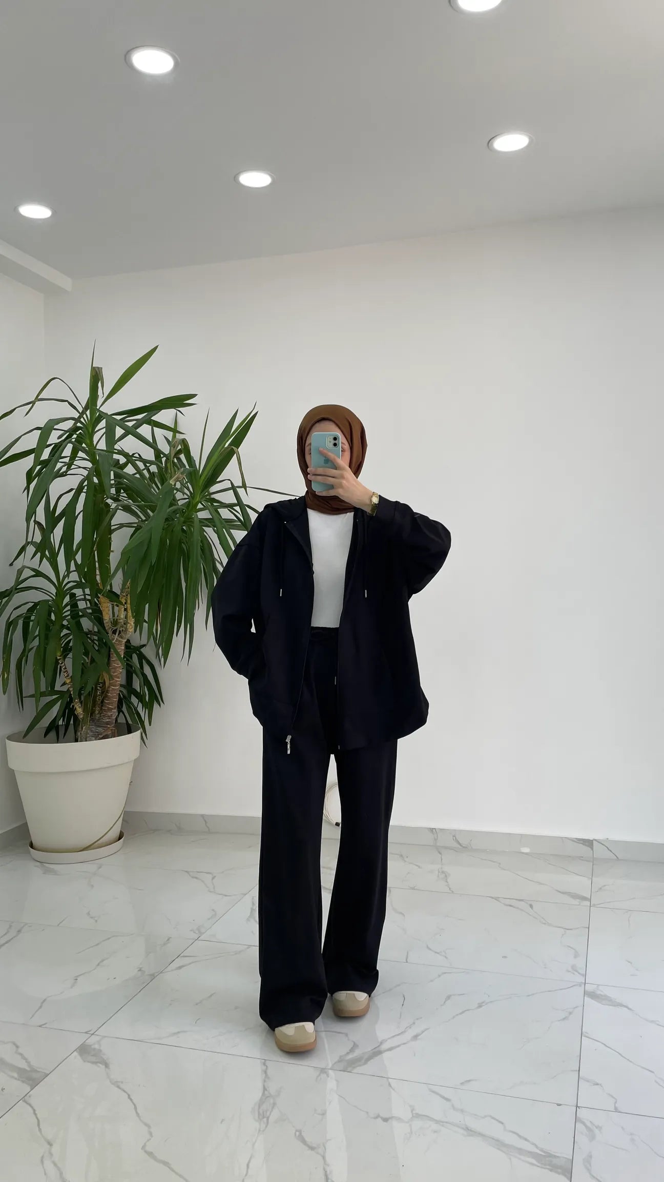 Oysho fabric hooded tracksuit