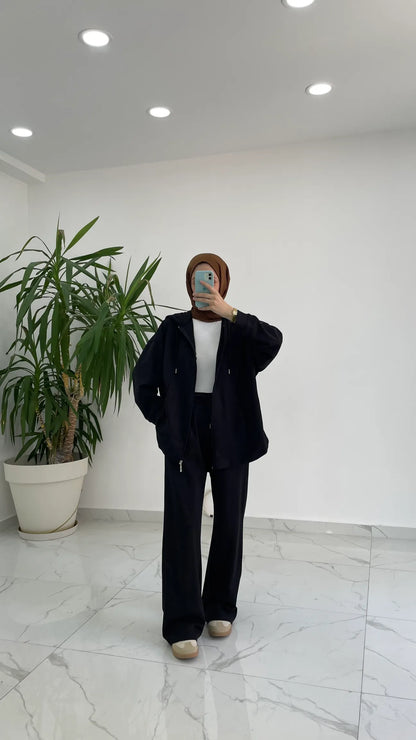 Oysho fabric hooded tracksuit