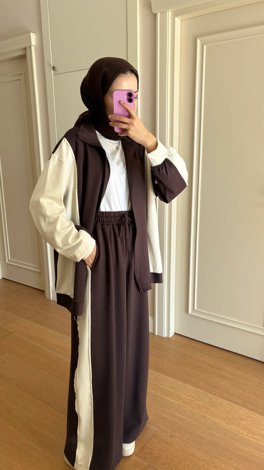 Contrast Oysho fabric tracksuit