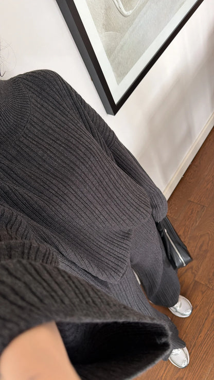 Round neck knitted Co-ord set