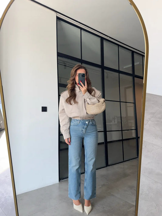 Zara straight leg jeans