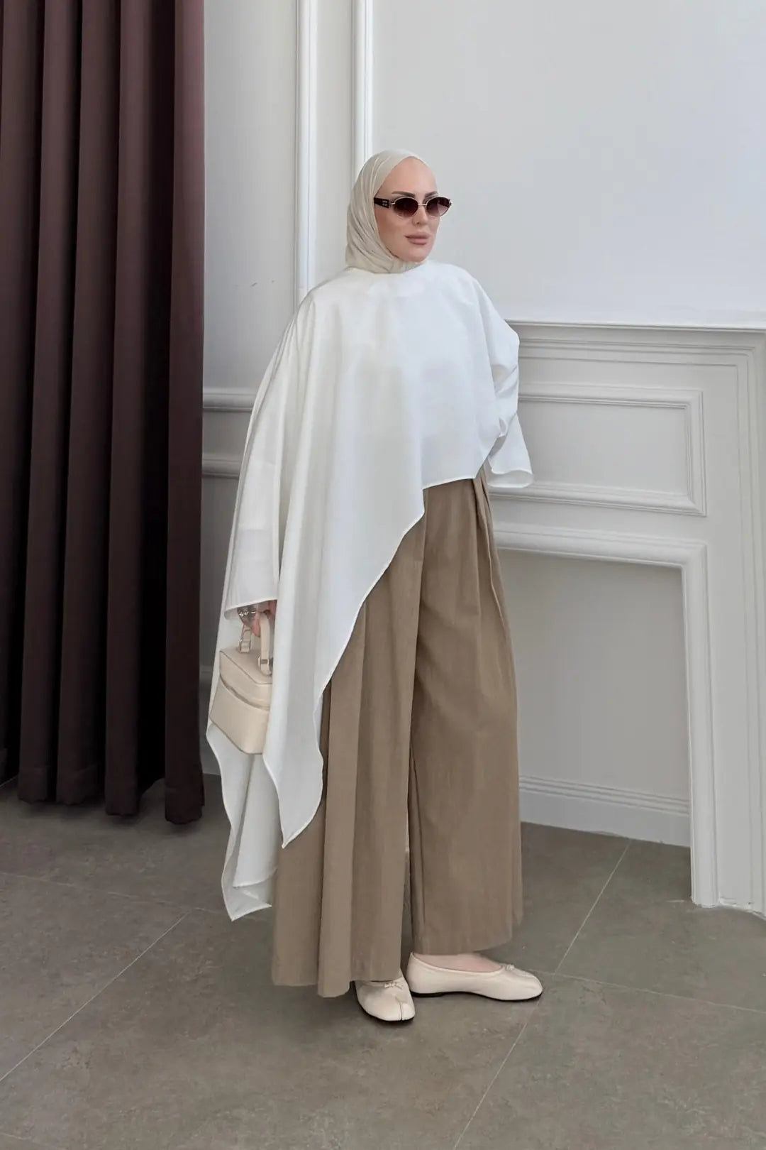 Zara model Asymmetrical Blouse