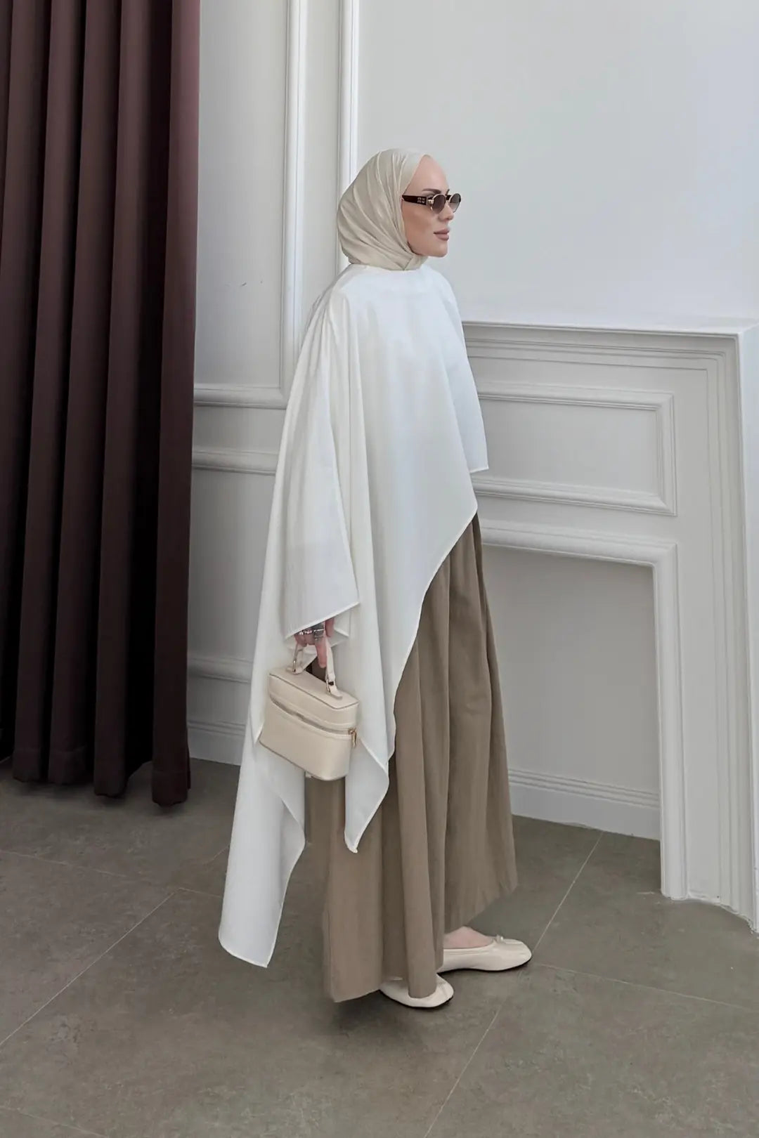 Zara model Asymmetrical Blouse