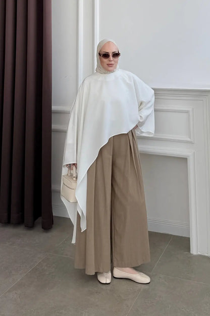 Zara model Asymmetrical Blouse