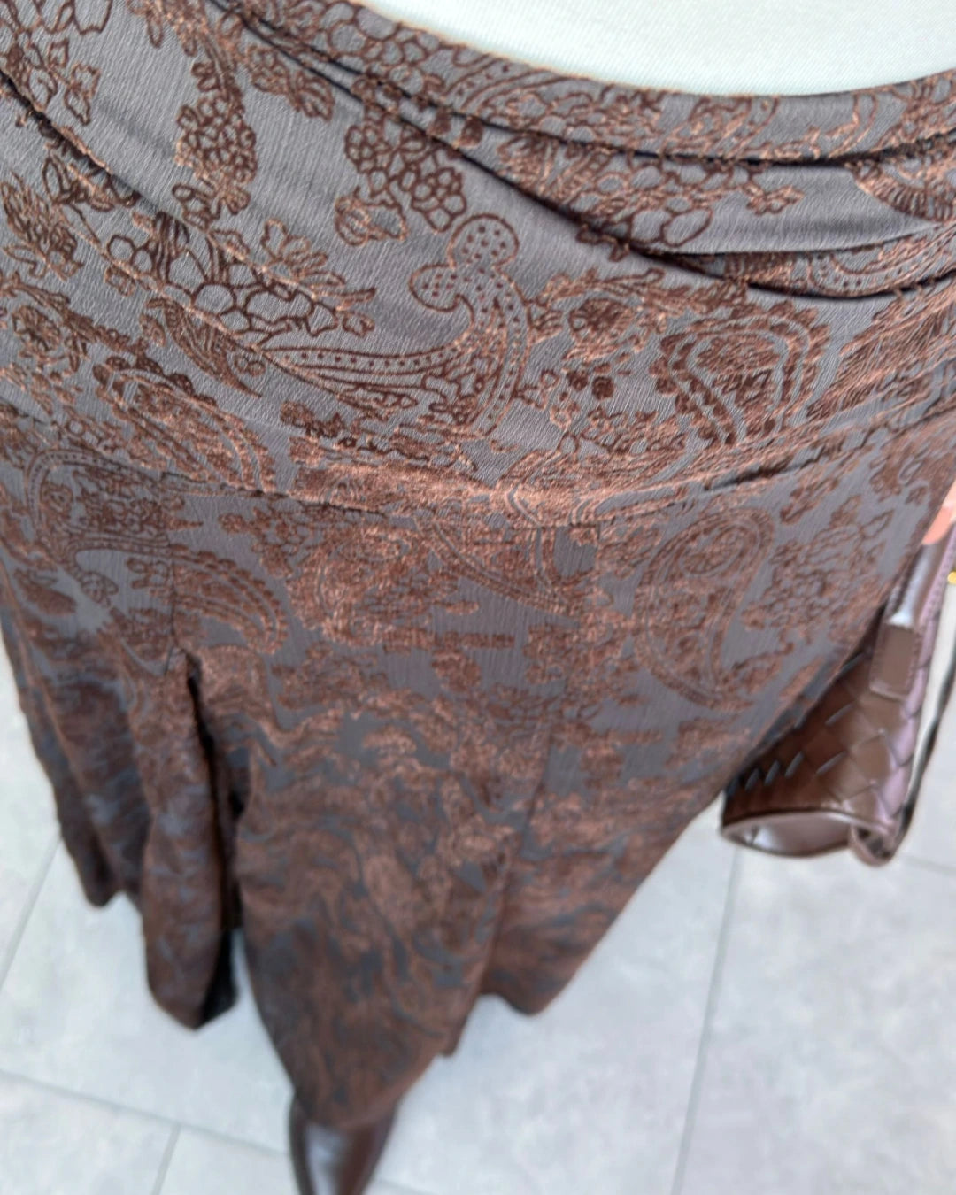 Velvet Patterned Skirt