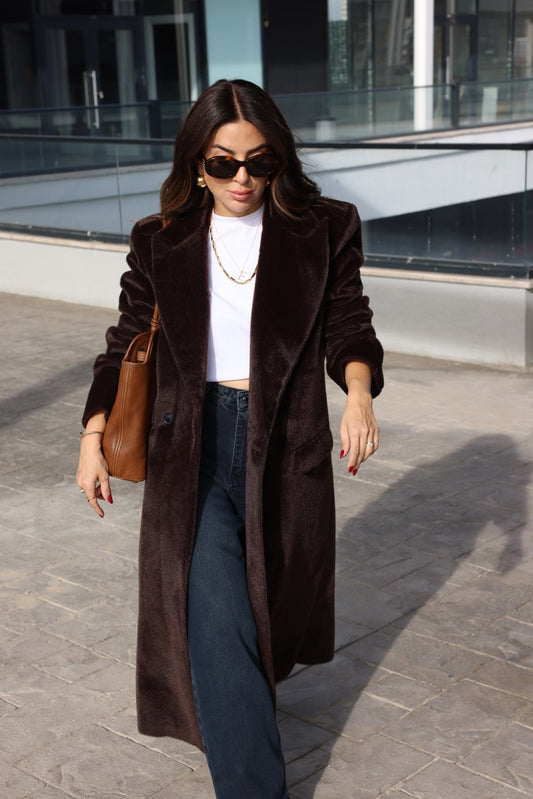 Premium soft fur coat