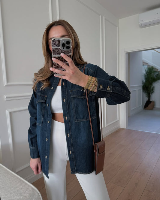 Massimo dutti jeans overshirt