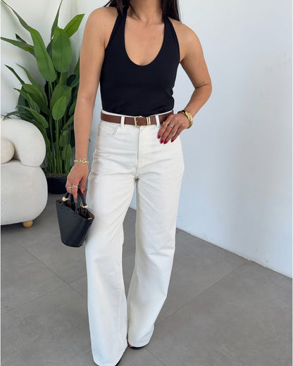 Zara wide leg Chino pants