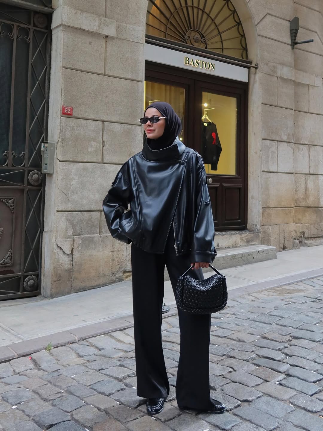 Zara model Faux Leather jacket