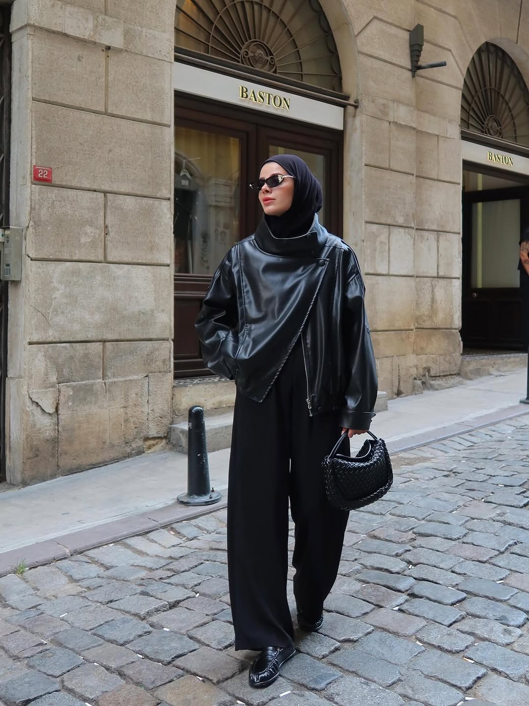 Zara model Faux Leather jacket