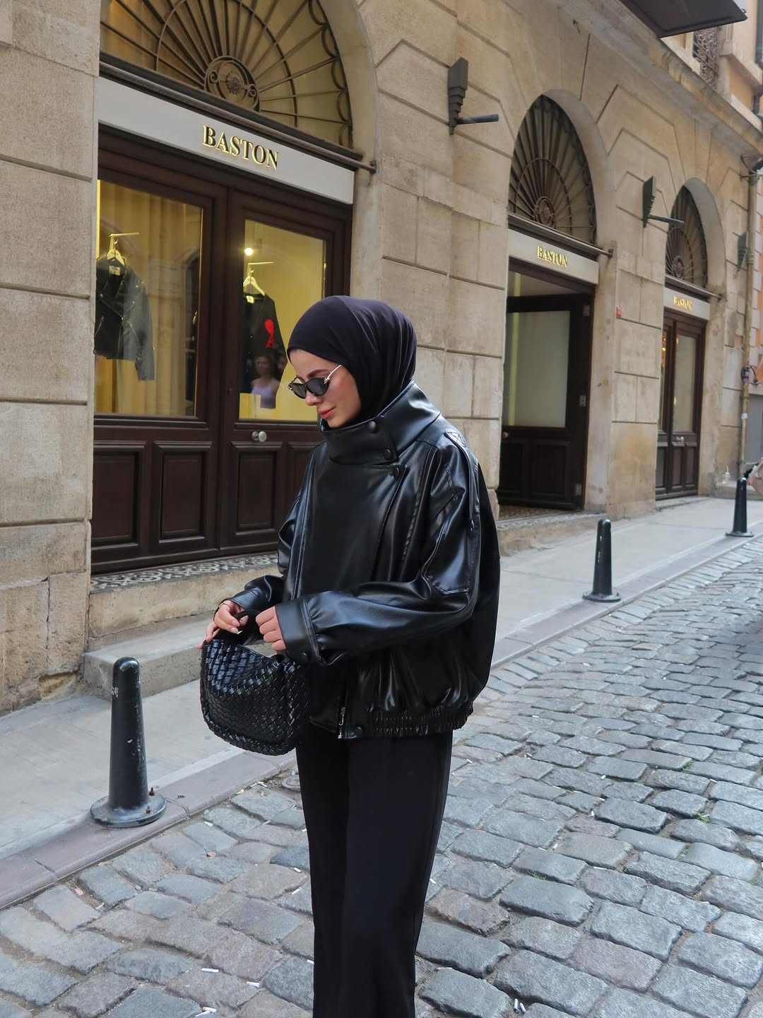 Zara model Faux Leather jacket