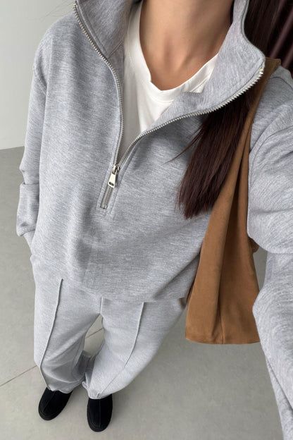 French cotton Two-Piece tracksuit