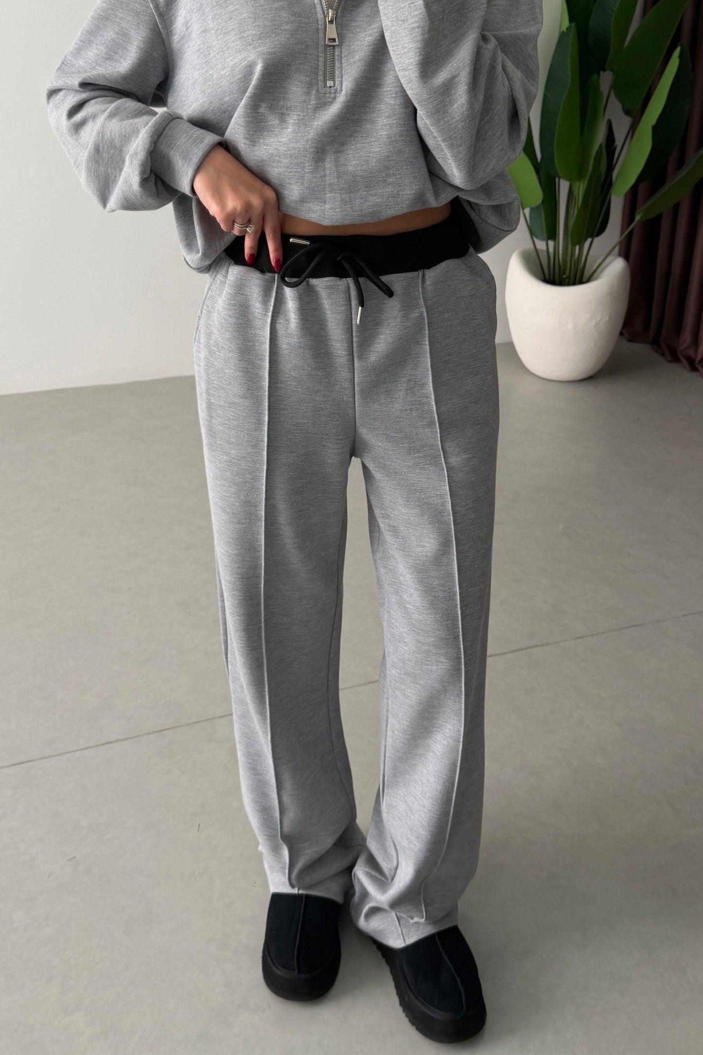 French cotton Two-Piece tracksuit