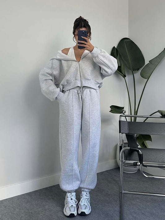 Zip Up Sweatshirt Sweatpants Tracksuit