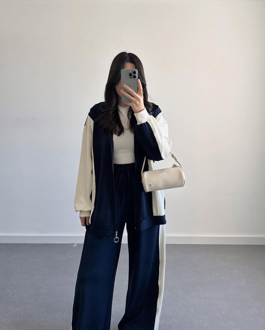 Contrast Oysho fabric tracksuit