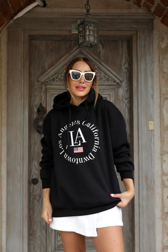 LA oversized hoodie