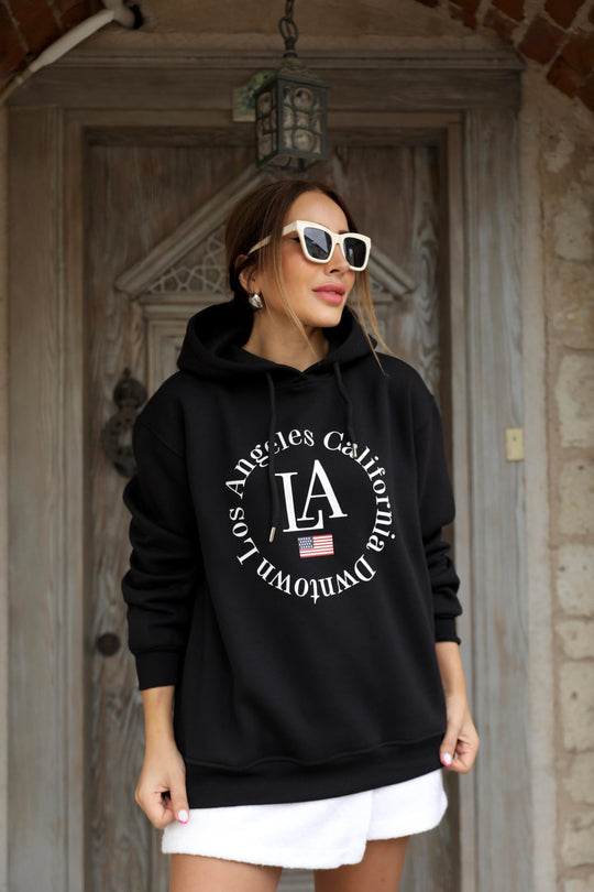 LA oversized hoodie