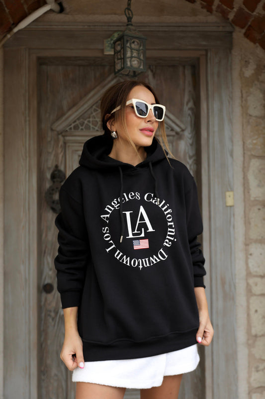LA oversized hoodie