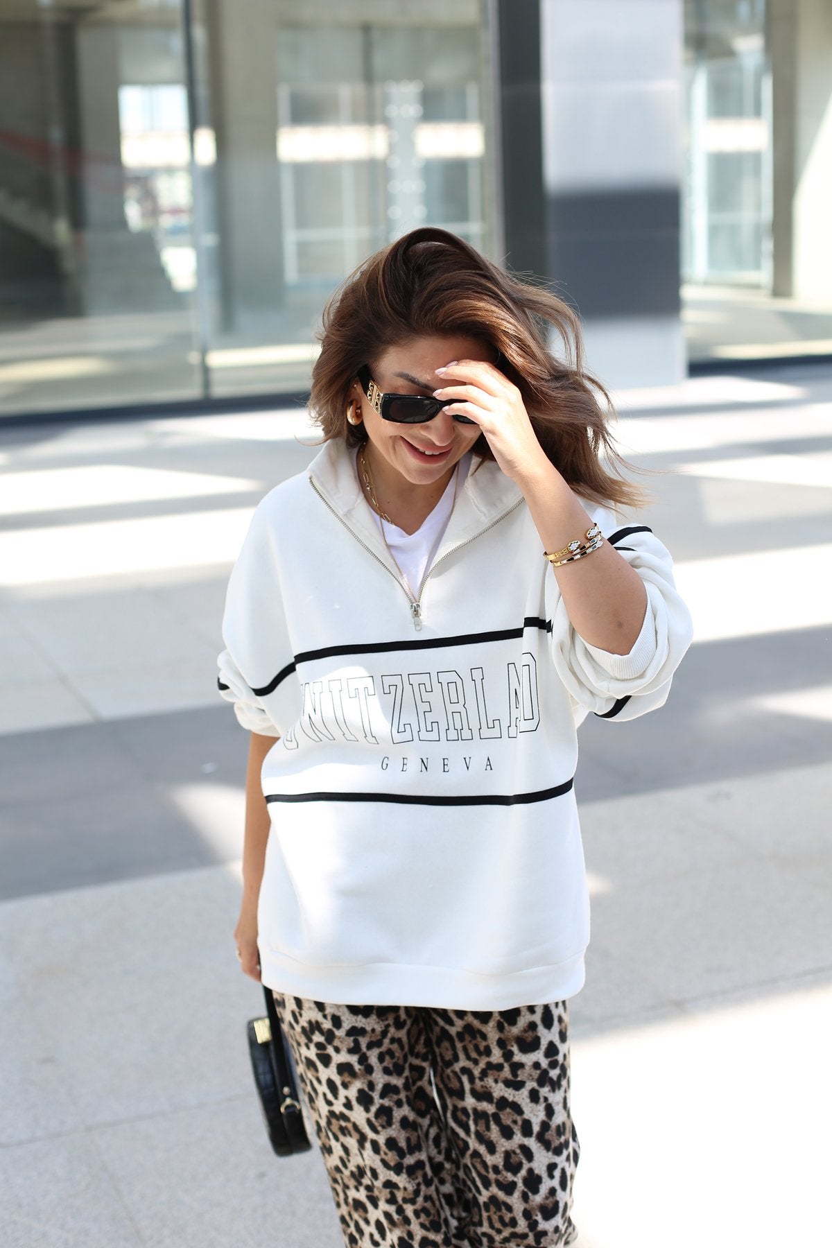 Switzerland fleece sweatshirt