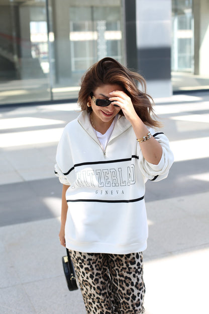 Switzerland fleece sweatshirt