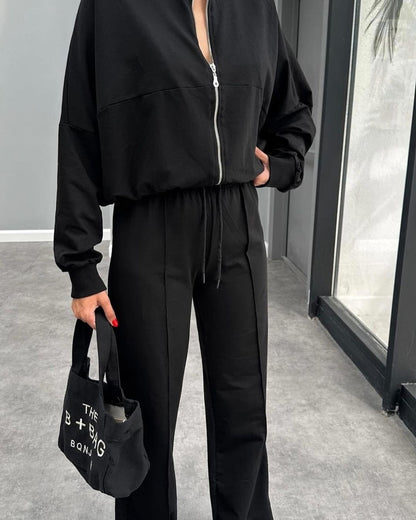 Full Zipper cotton tracksuit